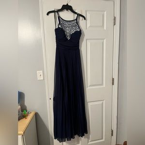 B Darlin Navy Blue formal dress
